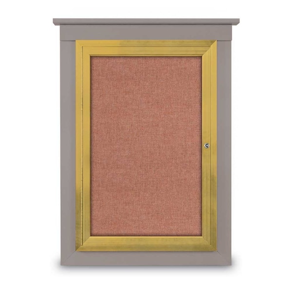 United Visual Products Letterboard, 36x24, Bronze/Licorice UV9020ACS3624-BRONZE-LICORI - main